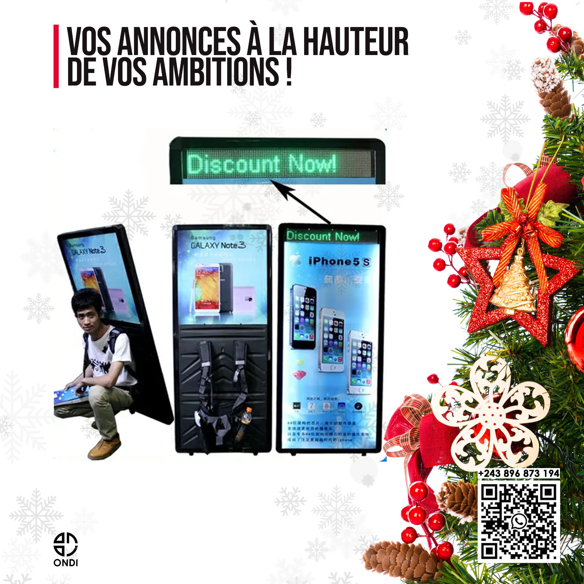 Message Défilant personnalisé